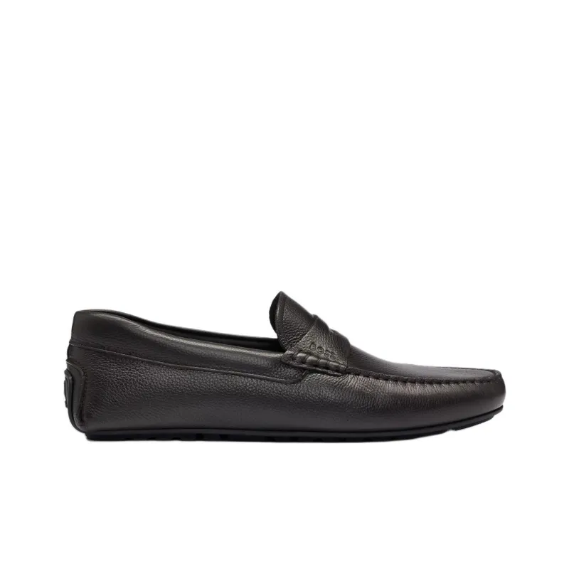 HUGO BOSS Driver Loafers Men's Dark Brown-1
