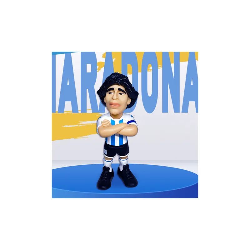 MINIX COLLECTIBLES Maradona MiniX Player Ball Jointed Doll Chibi Figures 12cm-1