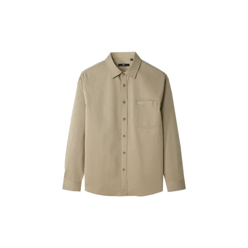 HLA Shirts Men Khaki G3