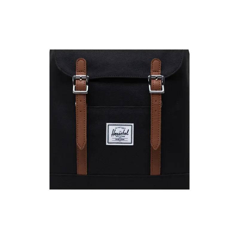 Herschel Polyester Backpack Mini Unisex Black-3