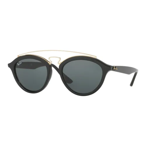 RayBan Acetate Metal Aviator Sunglasses Women's Black