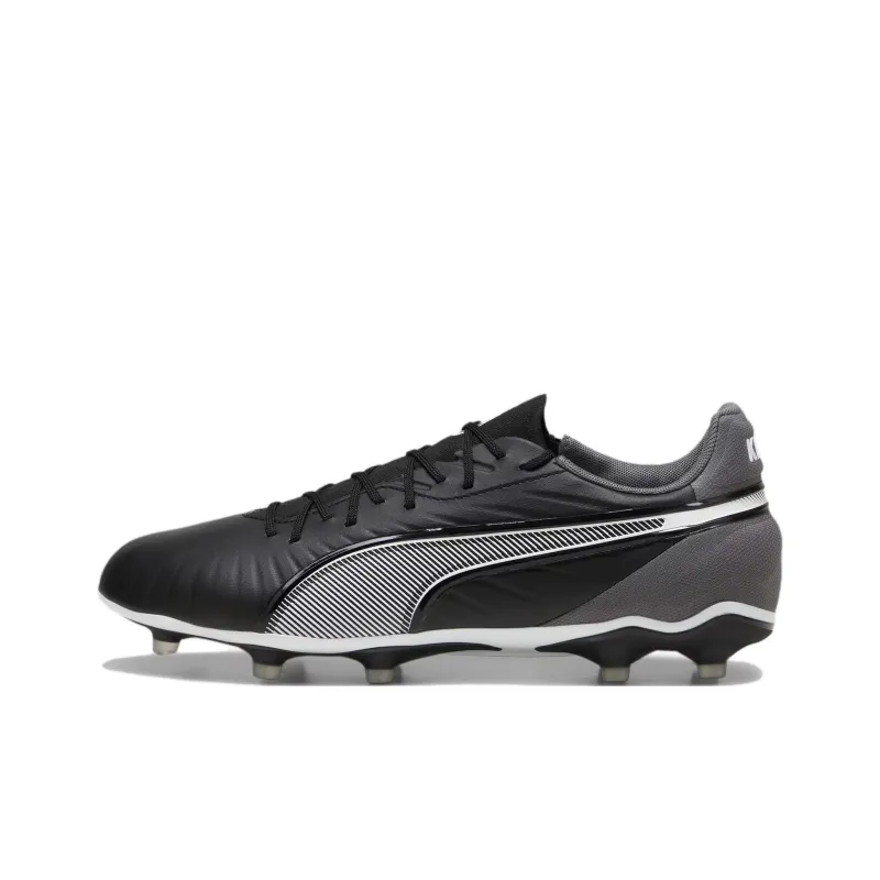 PUMA King Anti-Slip And Wear-Resistant Support Soccer Shoes Men's Black-0
