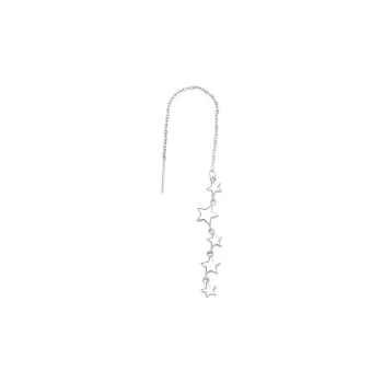 MIDNIGHT MOMENT 925 Sterling Silver Drop Earrings Women's Silver