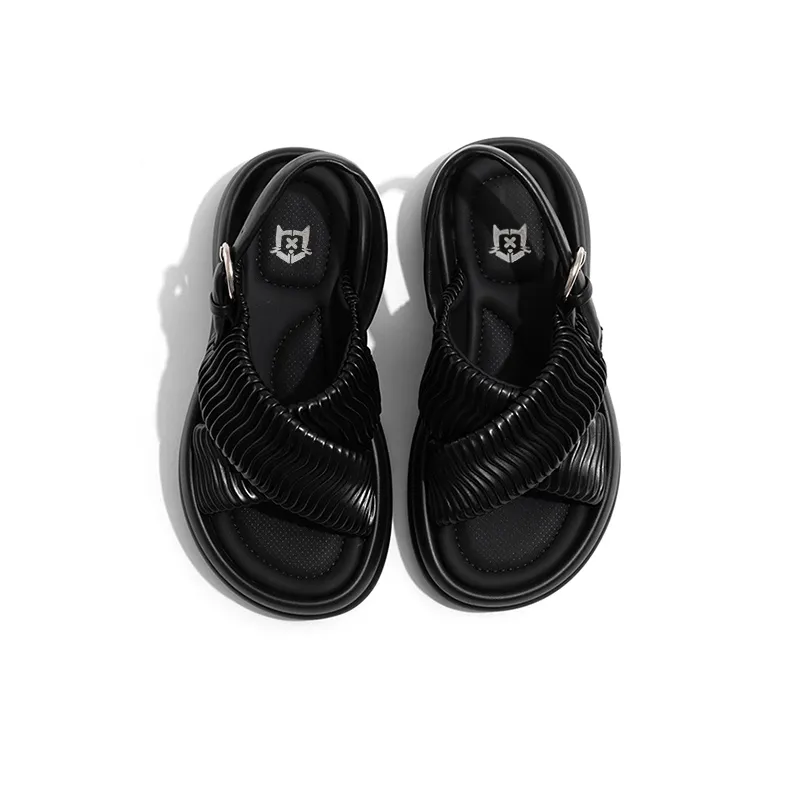 Old Meow Beach Sandals Women's White/Silver/Black-5