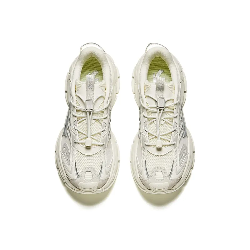 Anta Star Moon 2 Anti-Slip Wear-Resistant Low-Top Casual Shoes Men's White Gray-2
