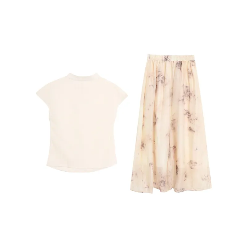 PZHK Two Piece Skirt Sets Women's-1