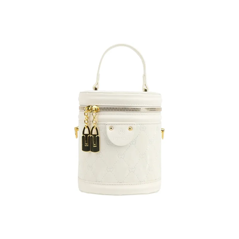 NATTY Pu One Shoulder Handbags Small Size Women's White/Silver/Black/Blue/Pink-1
