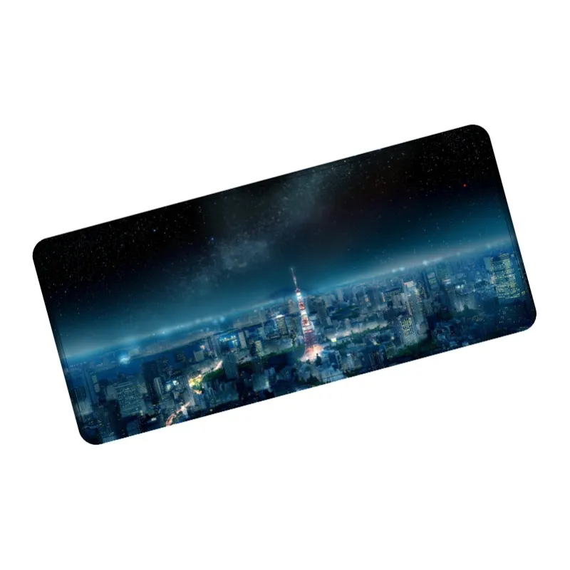 Opportunities Anime Collection, City Night Scene, Gaming Esports Anime Office All Mouse Pad-2