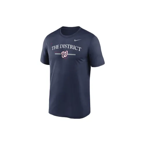 Nike Dri-Fit T-Shirts Men Navy Blue