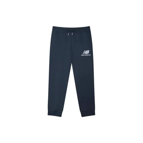 New Balance Knitted Sweatpants Men Dark Blue