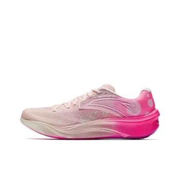Anta Asphalt Road Fighter 2.0 Cushioning Slip Resistant Low Top Running Shoes Men's Pink