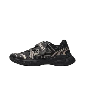 MLB New York Yankees Anti Slip Wear Resistant Low Top Casual Shoes Women's Black