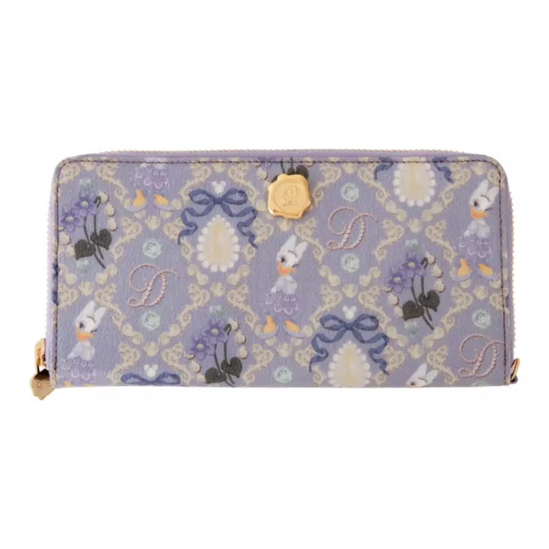 Disney Cotton And PVC Blend Wallet Women's Purple-0