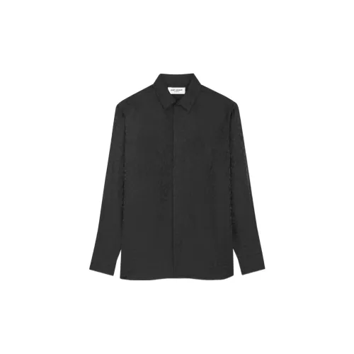 SAINT LAURENT Shirts Men Black