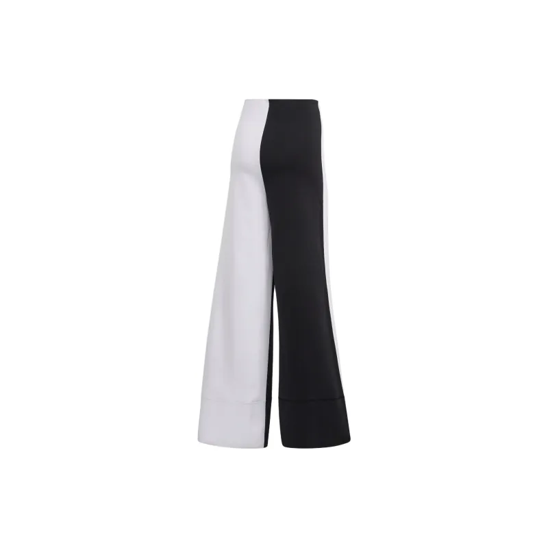 Adidas Pants Knitted Sports Pants Women's Black White-1