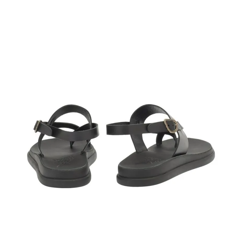ANCIENT GREEK SANDALS Machos Stylish Sandals Men's Black-4