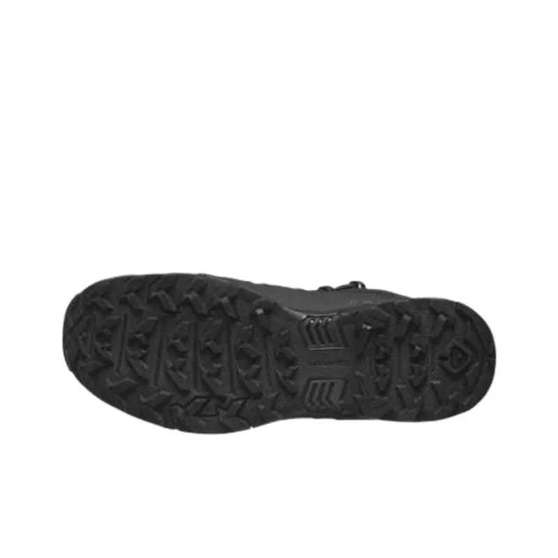 SALOMON XA FORCES Anti Slip Wear Resistant Mid Top Trekking Shoes Unisex Black-4