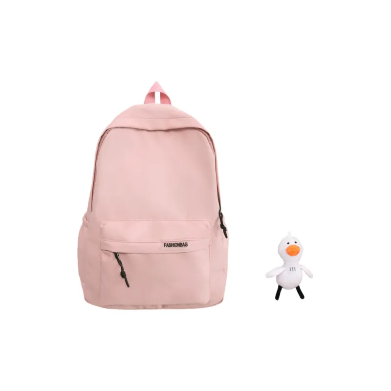 Villelon Nylon Backpack Unisex Black/White/Blue/Pink-9