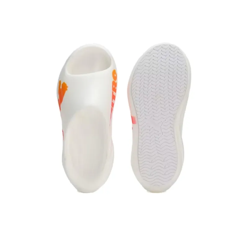 PUMA Slip Resistant Abrasion Resistant Slide Slippers Men's White-3