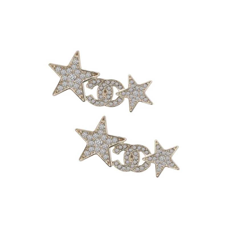 CHANEL Stud Earrings Women's-0
