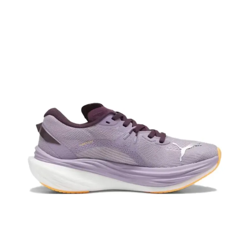 PUMA Deviate NITRO 3 Anti Slip Wear Resistant Low Top Casual Running Shoes Women's Light Pink-1