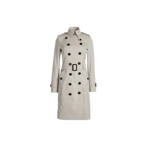 Burberry Trench Coats Women's Stone Color