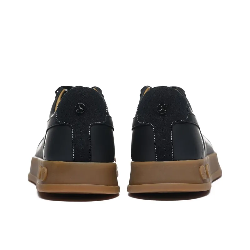 LI NING 1990 Zhengrong 002 Anti Slip And Wear Resistant Lightweight Low Top Skateboard Shoes Men's Black-4