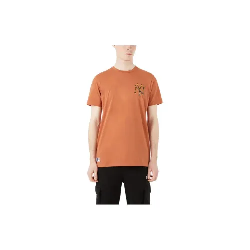 New Era T-Shirts Men Orange