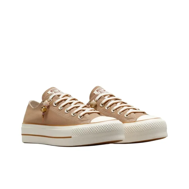 Converse Women's Chuck Taylor All Star Lift Low 'Khaki Charm' Women's-2