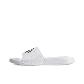 PUMA Popcat 20 Slip Resistant Slide Slippers Unisex White Black Gray