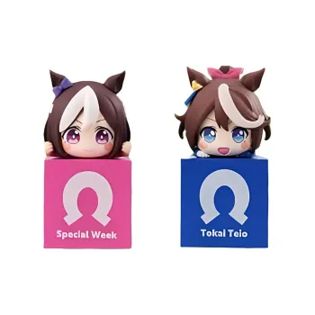 FURYU Pretty Derby Character Collection 1/12 Pretty Derby, Pudding, Tokai Teio, Special Week Bonus Gifts 10cm
