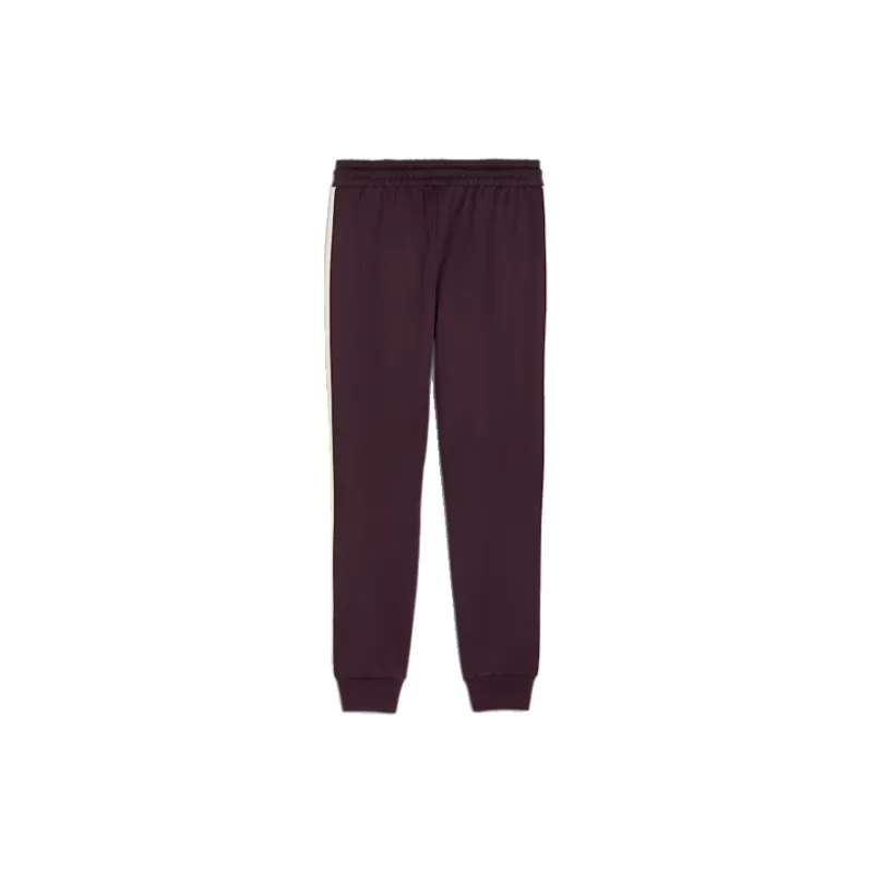 PUMA ICONIC T7 Knitted Sports Pants Women's Midnight Plum-1
