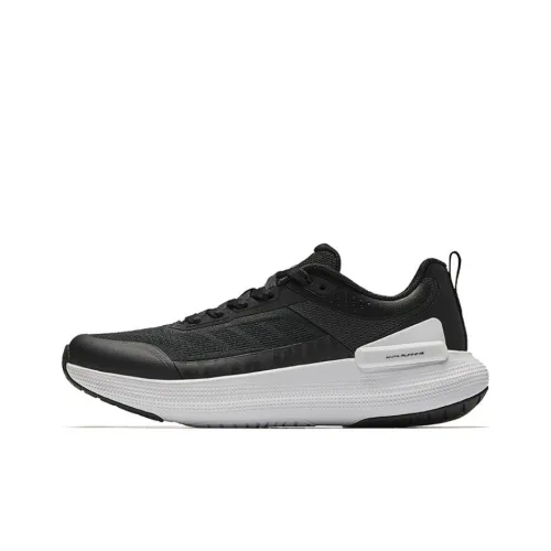 Anta Running Collection Anti Slip Wear Resistant Low Top Casual Running Shoes Women's Basic Black