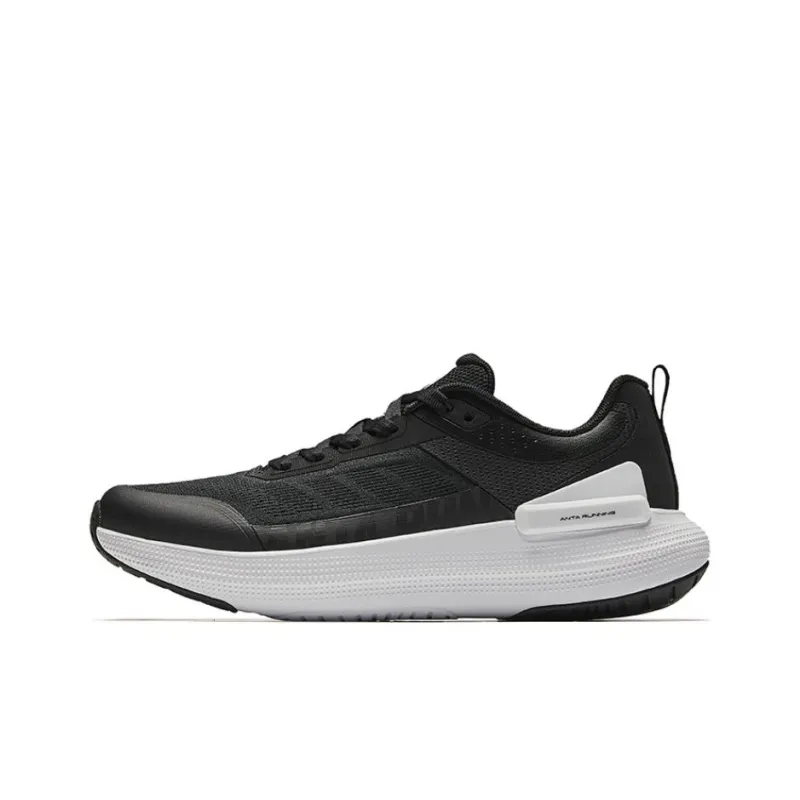 Anta Running Collection Anti Slip Wear Resistant Low Top Casual Running Shoes Women's Basic Black-0
