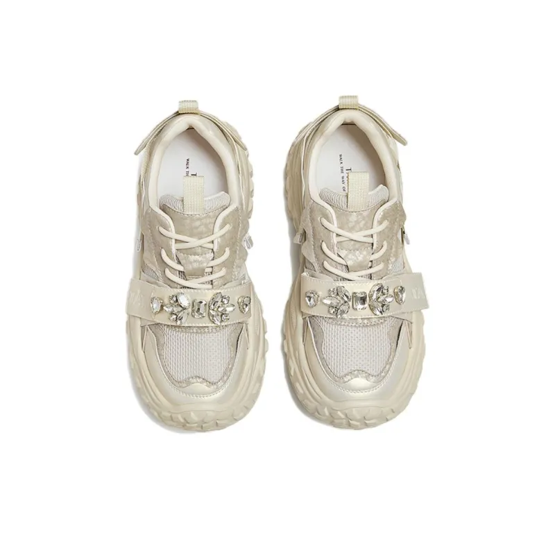 Tata Chunky Sneakers Women's Ecru-17