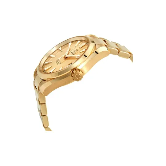 OMEGA AQUA TERRA 150 Meters Automatic Mechanical Movement Men's Watches Watch 41.5mm Gold Dial-1