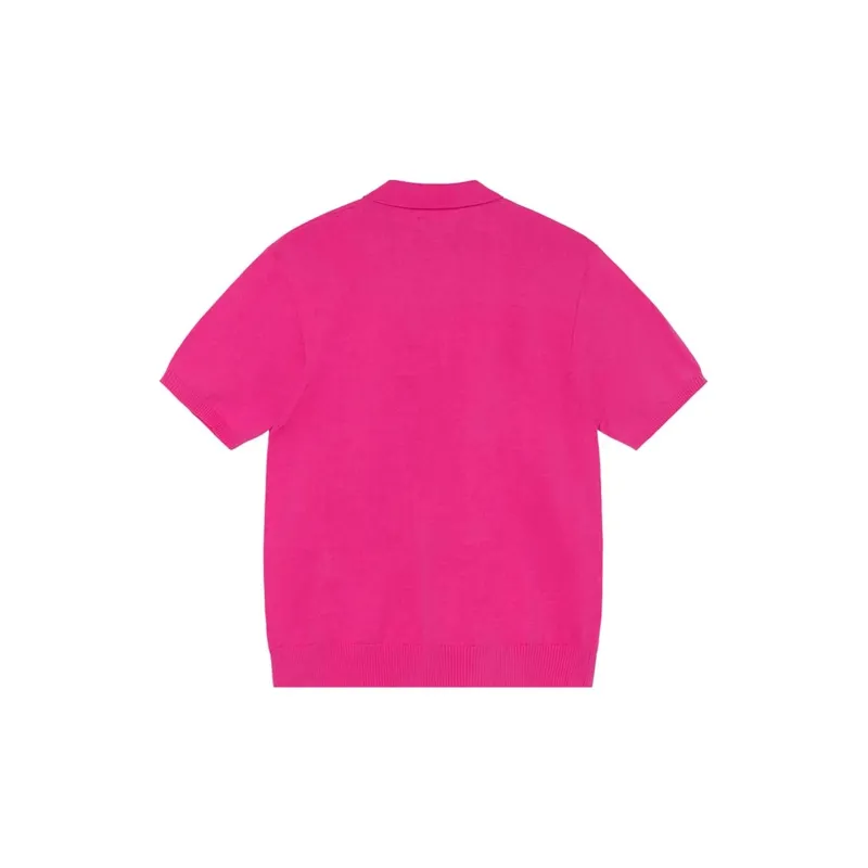 Stussy Classic Short Sleeve Polo Sweater-10