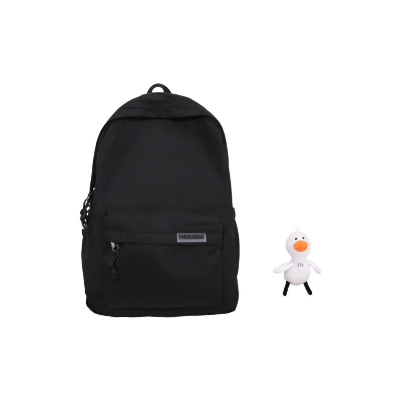 Villelon Nylon Backpack Unisex Black/White/Blue/Pink-0