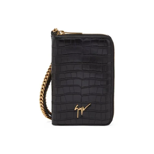 Giuseppe Zanotti Crocodile-embossed Shoulder-strap Purse