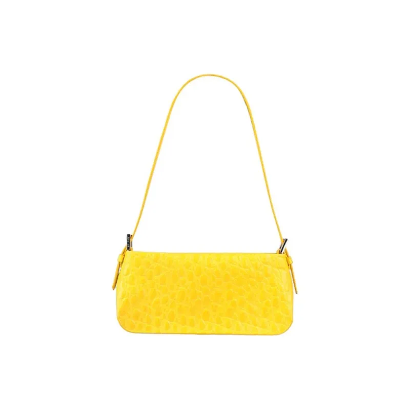 By Far Dulce Cow Leather Crossbody Bag Shoulder Bag Women's Yellow-2
