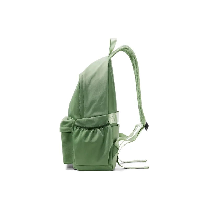 LANDCASE Fabric Backpack Laptop Bag Unisex Green/Black/Khaki-4