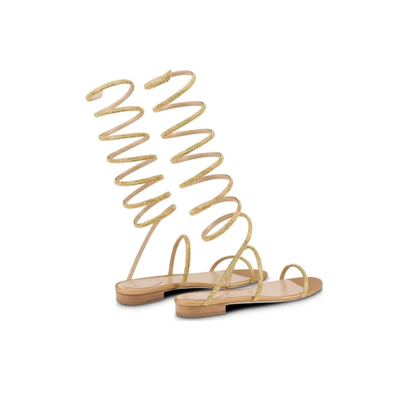 René Caovilla Spiral-design Heeled Sandals-3