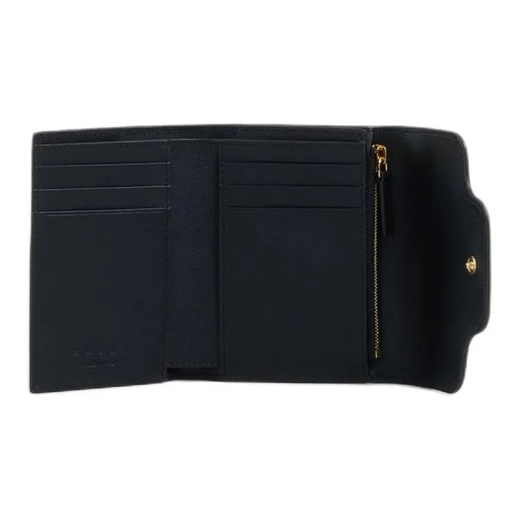 MARNI Logo Embossed Studded Wallet-2