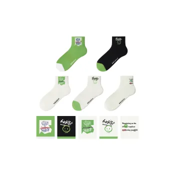 Crabsecret Ankle Socks Men's 4 Pack