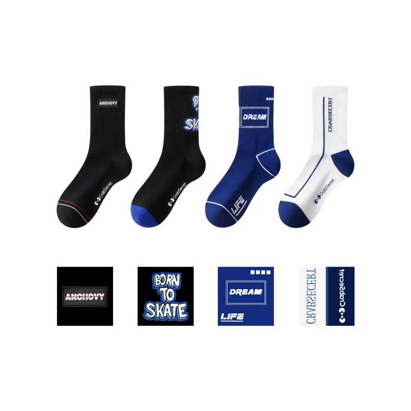 Crabsecret Ankle Socks Men's 4 Pack-2