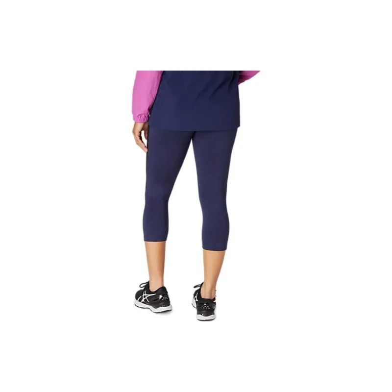 Asics KATE MESH KATE MESH CAPRI Leggings Women's Peacock Velvet Stone South Flower-1
