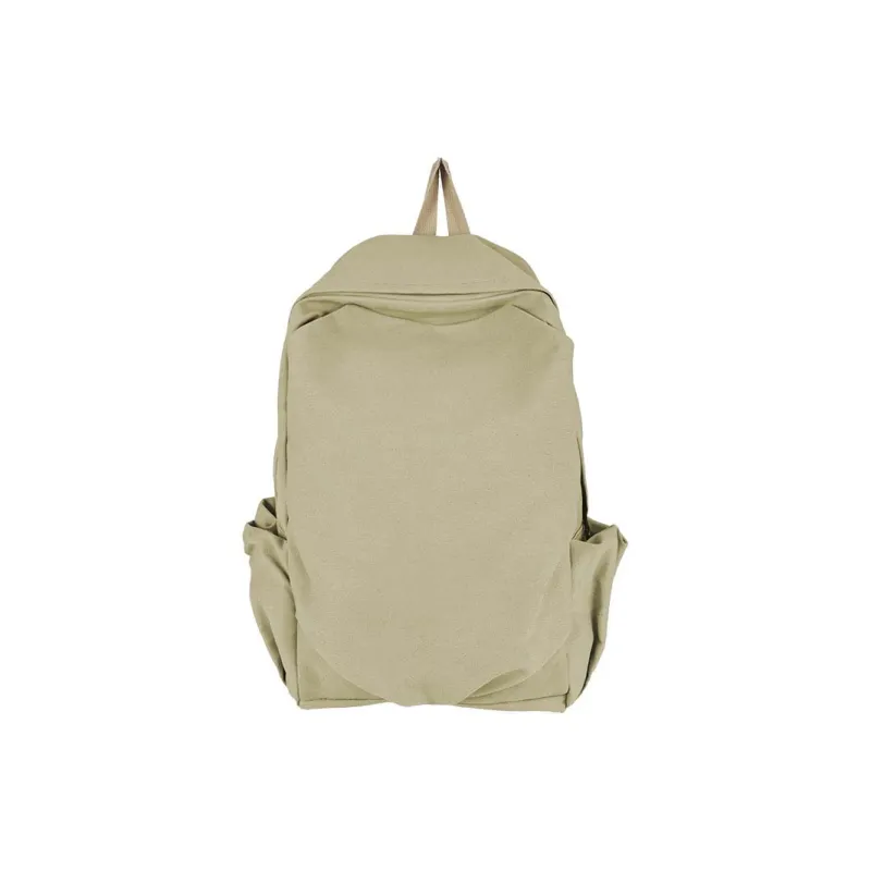 OURFUN Nylon Backpack Unisex Black/Watermelon Red/Purple/Khaki/Green-5
