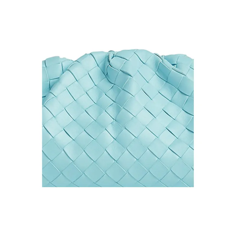 Bottega Veneta POUCH Cloud Bag Lambskin Clutch Regular Women's Blue-3