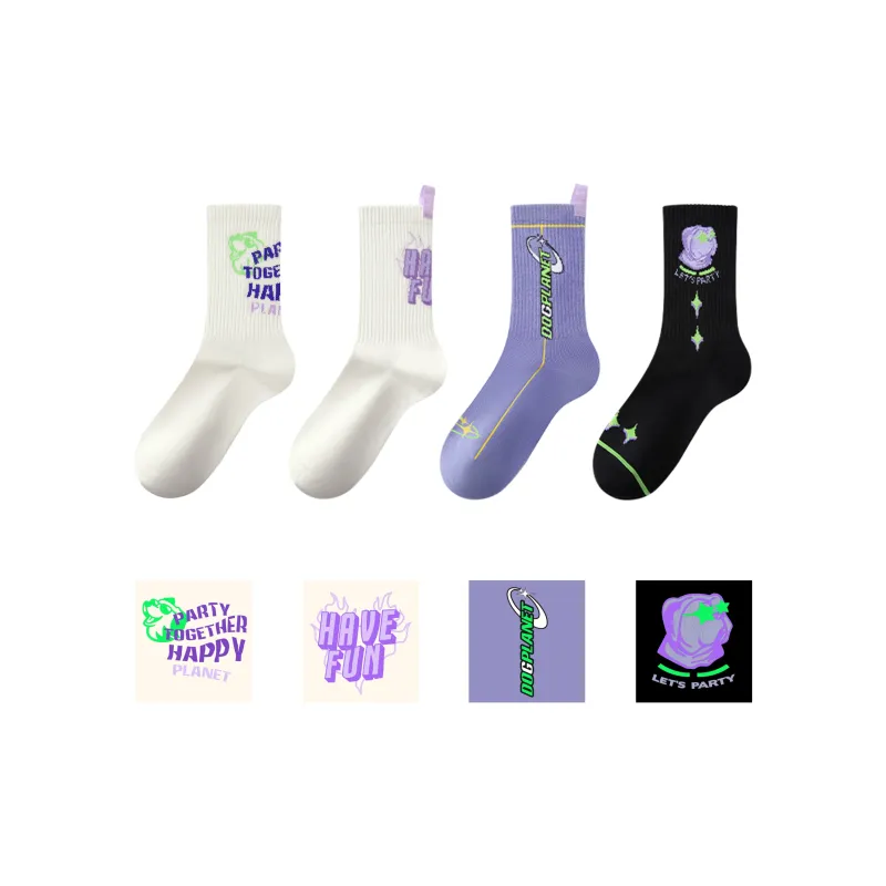 Crabsecret Ankle Socks Men's 4 Pack-14