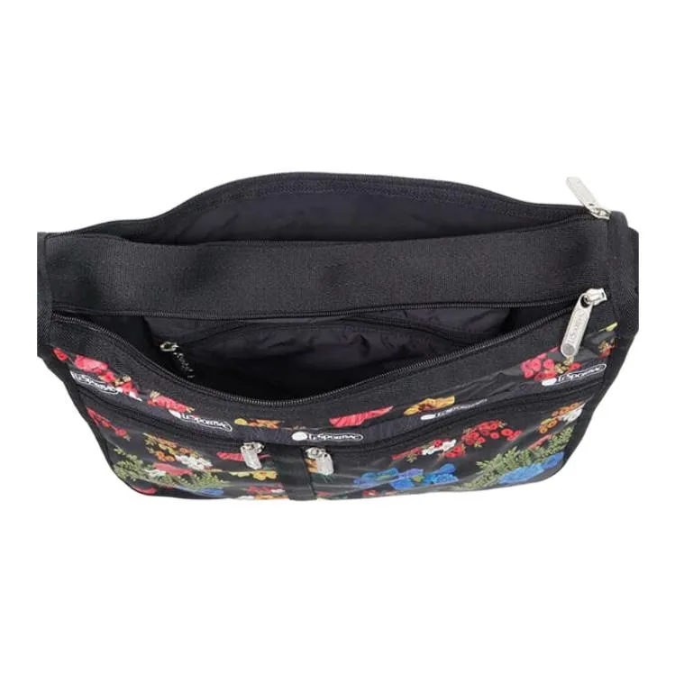 LeSportsac Polyester Crossbody Bag Shoulder Bag Women's Black & Multicolor-5